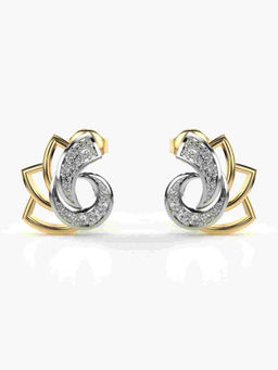 Valanova - Hallmarked 9K Yellow Gold and Certified Lab Grown Diamond 0.33cts Stud Earrings