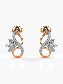 Valanova - Hallmarked 9K Rose Gold and Certified Lab Grown Diamond 0.30cts Stud Earrings