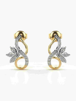 Valanova - Hallmarked 9K Yellow Gold and Certified Lab Grown Diamond 0.30cts Stud Earrings