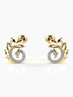 Valanova - Hallmarked 9K Yellow Gold and Certified Lab Grown Diamond 0.30cts Stud Earrings