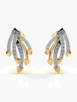 Valanova - Hallmarked 9K Yellow Gold and Certified Lab Grown Diamond 0.38cts Stud Earrings