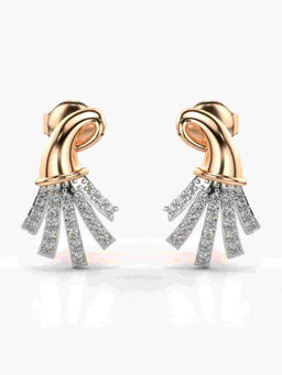 Valanova - Hallmarked 9K Rose Gold and Certified Lab Grown Diamond 0.30cts Stud Earrings
