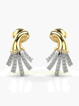 Valanova - Hallmarked 9K Yellow Gold and Certified Lab Grown Diamond 0.30cts Stud Earrings