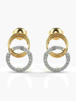 Valanova - Hallmarked 9K Yellow Gold and Certified Lab Grown Diamond 0.28cts Stud Earrings