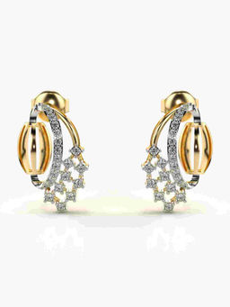 Valanova - Hallmarked 9K Yellow Gold and Certified Lab Grown Diamond 0.28cts Stud Earrings