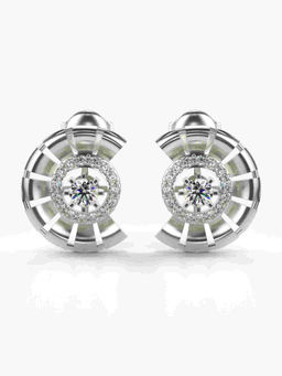 Valanova - Hallmarked 9K White Gold and Certified Lab Grown Diamond 0.24cts Stud Earrings