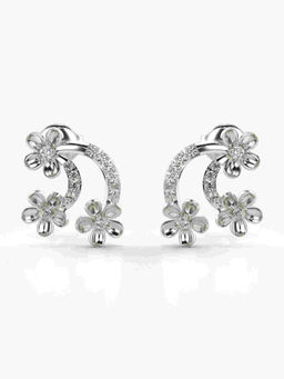 Valanova - Hallmarked 9K White Gold and Certified Lab Grown Diamond 0.27cts Stud Earrings