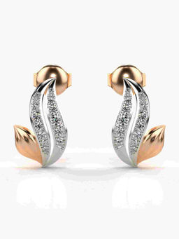 Valanova - Hallmarked 9K Rose Gold and Certified Lab Grown Diamond 0.23cts Stud Earrings