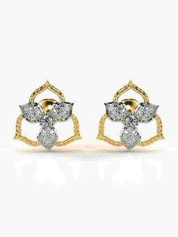 Valanova - Hallmarked 9K Yellow Gold and Certified Lab Grown Diamond 0.28cts Stud Earrings