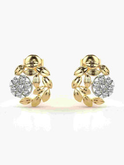 Valanova - Hallmarked 9K Yellow Gold and Certified Lab Grown Diamond 0.63cts Stud Earrings