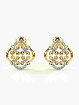 Valanova - Hallmarked 9K Yellow Gold and Certified Lab Grown Diamond 0.35cts Stud Earrings