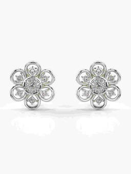 Valanova - Hallmarked 9K White Gold and Certified Lab Grown Diamond 0.28cts Stud Earrings