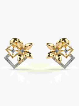 Valanova - Hallmarked 9K Yellow Gold and Certified Lab Grown Diamond 0.30cts Stud Earrings