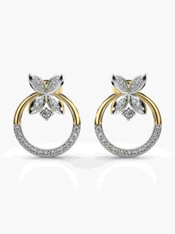 Valanova - Hallmarked 9K Yellow Gold and Certified Lab Grown Diamond 0.44cts Stud Earrings