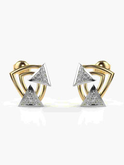 Valanova - Hallmarked 9K Yellow Gold and Certified Lab Grown Diamond 0.25cts Stud Earrings