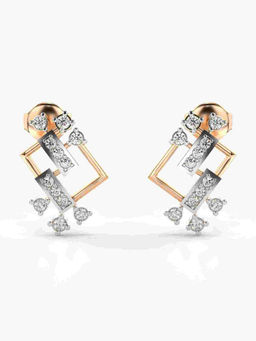Valanova - Hallmarked 9K Rose Gold and Certified Lab Grown Diamond 0.30cts Stud Earrings