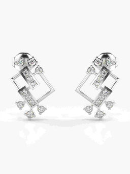 Valanova - Hallmarked 9K White Gold and Certified Lab Grown Diamond 0.30cts Stud Earrings