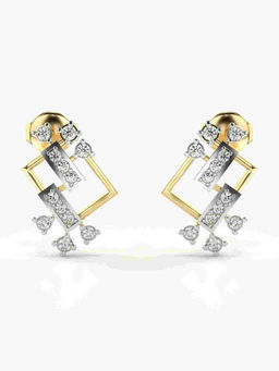 Valanova - Hallmarked 9K Yellow Gold and Certified Lab Grown Diamond 0.30cts Stud Earrings