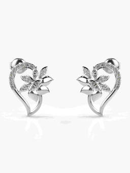 Valanova - Hallmarked 9K White Gold and Certified Lab Grown Diamond 0.35cts Stud Earrings