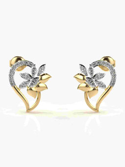Valanova - Hallmarked 9K Yellow Gold and Certified Lab Grown Diamond 0.35cts Stud Earrings