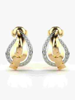 Valanova - Hallmarked 9K Yellow Gold and Certified Lab Grown Diamond 0.28cts Stud Earrings