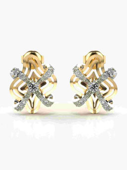Valanova - Hallmarked 9K Yellow Gold and Certified Lab Grown Diamond 0.56cts Stud Earrings
