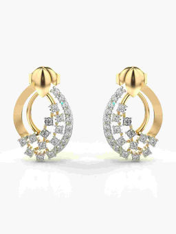Valanova - Hallmarked 9K Yellow Gold and Certified Lab Grown Diamond 0.35cts Stud Earrings