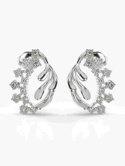 Valanova - Hallmarked 9K White Gold and Certified Lab Grown Diamond 0.29cts Stud Earrings