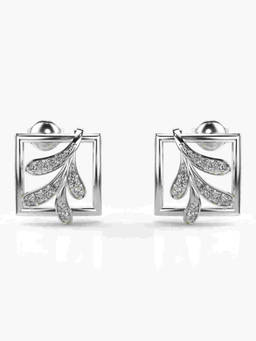 Valanova - Hallmarked 9K White Gold and Certified Lab Grown Diamond 0.28cts Stud Earrings