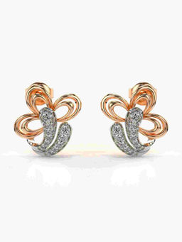 Valanova - Hallmarked 9K Rose Gold and Certified Lab Grown Diamond 0.29cts Stud Earrings