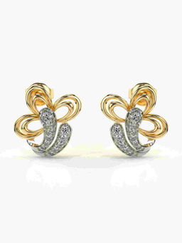 Valanova - Hallmarked 9K Yellow Gold and Certified Lab Grown Diamond 0.29cts Stud Earrings