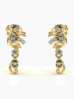 Valanova - Hallmarked 9K Yellow Gold and Certified Lab Grown Diamond 0.20cts Stud Earrings