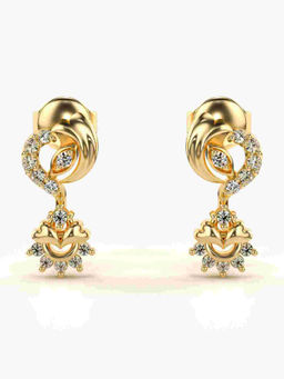 Valanova - Hallmarked 9K Yellow Gold and Certified Lab Grown Diamond 0.27cts Stud Earrings