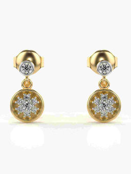 Valanova - Hallmarked 9K Yellow Gold and Certified Lab Grown Diamond 0.20cts Stud Earrings