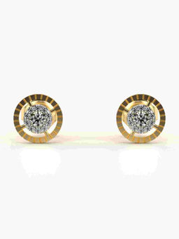 Valanova - Hallmarked 9K Yellow Gold and Certified Lab Grown Diamond 0.23cts Stud Earrings