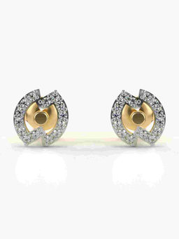 Valanova - Hallmarked 9K Yellow Gold and Certified Lab Grown Diamond 0.21cts Stud Earrings