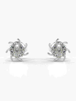 Valanova - Hallmarked 9K White Gold and Certified Lab Grown Diamond 0.15cts Stud Earrings