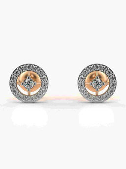 Valanova - Hallmarked 9K Rose Gold and Certified Lab Grown Diamond 0.29cts Stud Earrings