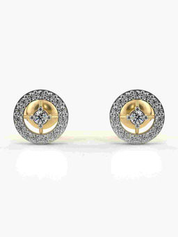 Valanova - Hallmarked 9K Yellow Gold and Certified Lab Grown Diamond 0.29cts Stud Earrings