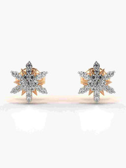 Valanova - Hallmarked 9K Rose Gold and Certified Lab Grown Diamond 0.25cts Stud Earrings