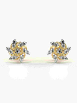 Valanova - Hallmarked 9K Yellow Gold and Certified Lab Grown Diamond 0.20cts Stud Earrings
