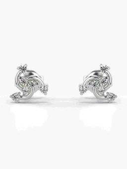 Valanova - Hallmarked 9K White Gold and Certified Lab Grown Diamond 0.20cts Stud Earrings