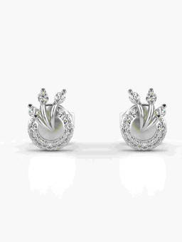 Valanova - Hallmarked 9K White Gold and Certified Lab Grown Diamond 0.17cts Stud Earrings