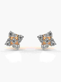 Valanova - Hallmarked 9K Rose Gold and Certified Lab Grown Diamond 0.43cts Stud Earrings