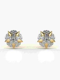 Valanova - Hallmarked 9K Yellow Gold and Certified Lab Grown Diamond 0.33cts Stud Earrings
