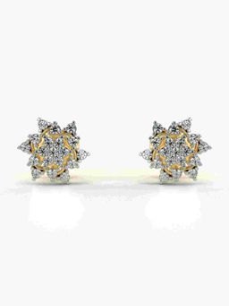 Valanova - Hallmarked 9K Yellow Gold and Certified Lab Grown Diamond 0.28cts Stud Earrings