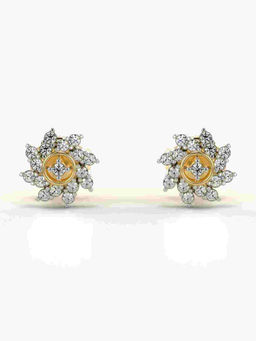 Valanova - Hallmarked 9K Yellow Gold and Certified Lab Grown Diamond 0.23cts Stud Earrings