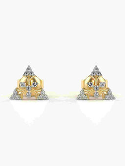 Valanova - Hallmarked 9K Yellow Gold and Certified Lab Grown Diamond 0.15cts Stud Earrings