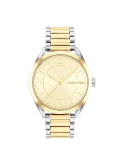 Calvin Klein - Essentials 3H Quartz Gold Round Dial Womens Watch - 25200192