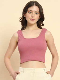 Trend Arrest - Pink Bustier Crop Top